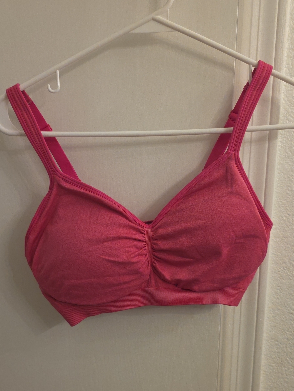 Popilush Women's Pink Wireless Seamless Bralette